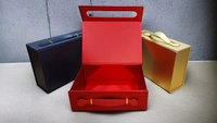 The Baking Curv Collapsible Hamper Boxes Size Medium Red