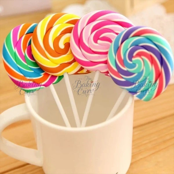 The Baking Curv Lollipop Sticks – 4.5 Inch Food-Grade Sturdy Sticks for Cake Pops, Candy, Chocolates & DIY Treats - Pack of 100