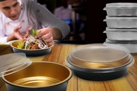 The Baking Curv Direct Baking Round Foil Container With Lid (Pack Of 5)