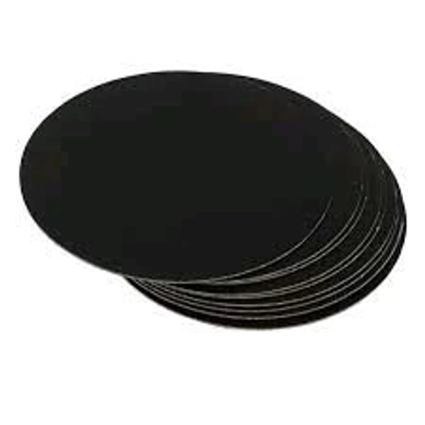 The Baking Curv Reusable Round MDF Cake Base – Ideal for Professional Cake Presentation (Pack Of 5)  - Black, 14 Inch