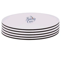 The Baking Curv Reusable Round MDF Cake Base – Ideal for Professional Cake Presentation (Pack Of 5)  - White, 12 Inch