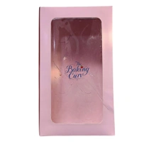 The Baking Curv 8 Cavity Cup Cake Box - Pack Of 5, Fuchsia Pink