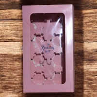 The Baking Curv 8 Cavity Cup Cake Box - Pack Of 5, Fuchsia Pink