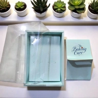 The Baking Curv 6 Cavity Cup Cake Box - Pack Of 5, Teal Green