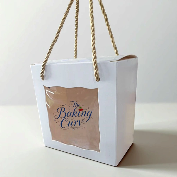 The Baking Curv Hamper box 6x6 - 6x6, White, Pack Of 10