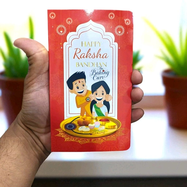 The Baking Curv Chocolate Book For Rakshabandhan 