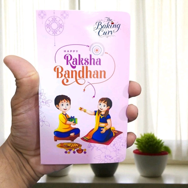 The Baking Curv Chocolate Book For Rakshabandhan 