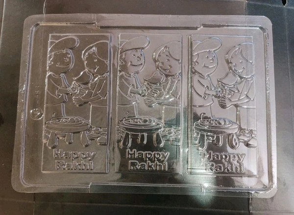 The Baking Curv Pvc Mould For Rakshabandhan 