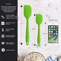 Silicone Spatulas, 10 inch Large Heat Resistant Non-Stick Flexible Rubber Scrapers Bakeware