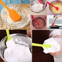 Silicone Spatulas, 10 inch Large Heat Resistant Non-Stick Flexible Rubber Scrapers Bakeware