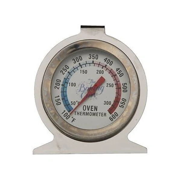 "Stainless Steel Oven Thermometer – Accurate Temperature Gauge for Baking & Cooking"