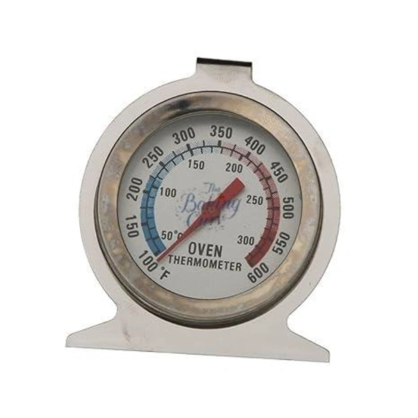 "Stainless Steel Oven Thermometer – Accurate Temperature Gauge for Baking & Cooking"