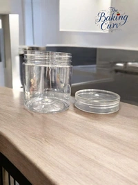 The Baking Curv Cookie Jar (Baby Jar) – Ideal for Cookies, Chocolates & Dry Fruits (9x7.5cm) - Pack Of 6