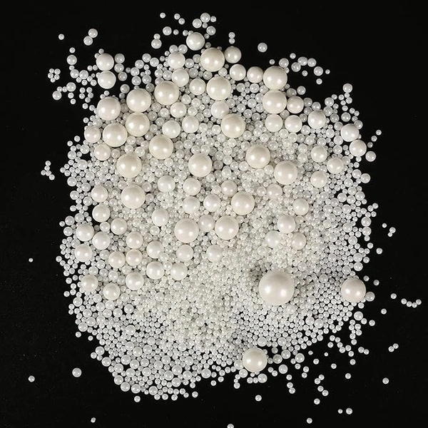 The Baking Curv White Sprinklers Mix Size  - 1 Kg