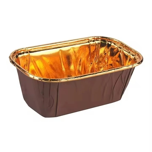 Bar Cake Mould 100 gm with Lid  - Woody Brown