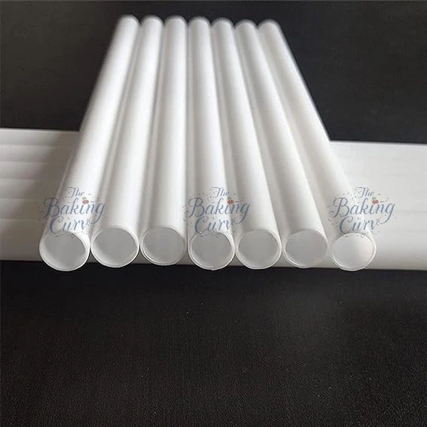The Baking Curv  8Pcs Plastic Cake Dowels Rods for Tiered Cake Construction, 30CM*1CM