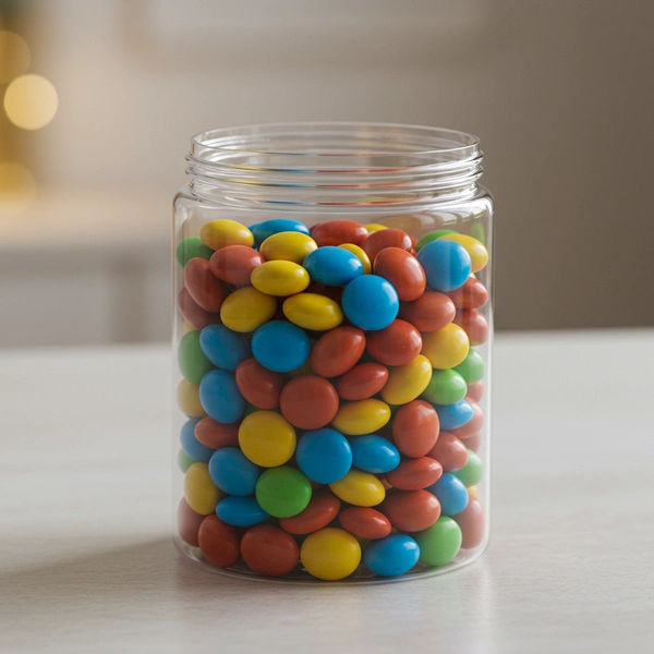 The Baking Curv Transparent Pet Jar 3" Dia 4 inch height (400ml) Mumma Jar 