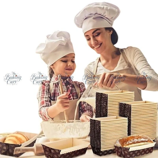 Direct Baking Paper Bar – Oven-Safe, Greaseproof, Disposable Bar Cake Mold | The Baking Curv - Pack Of 10