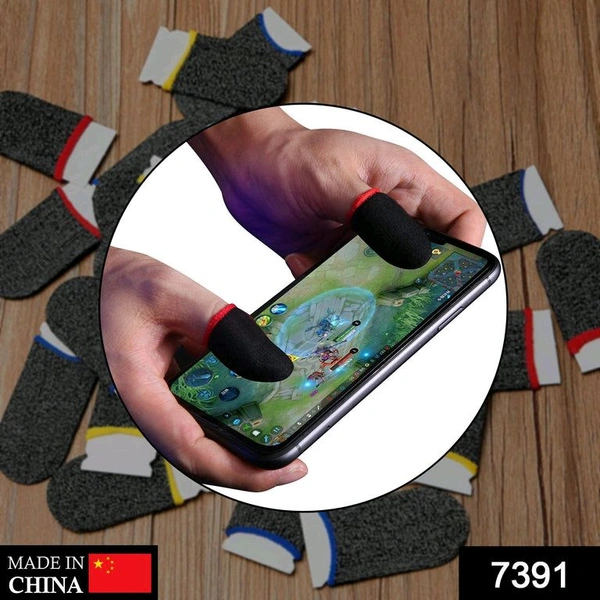 Thumb & Finger Sleeve for Mobile Game, Pubg,Cod,Freefire,bgmi  - Dove Gray
