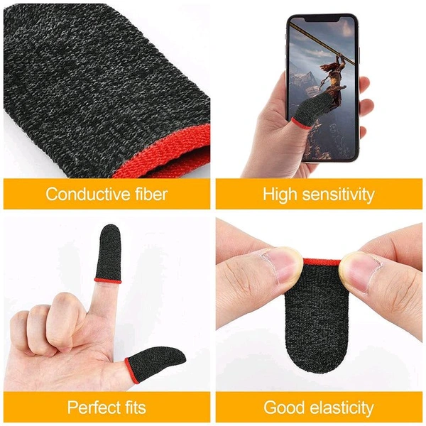 Thumb & Finger Sleeve for Mobile Game, Pubg,Cod,Freefire,bgmi  - Dove Gray