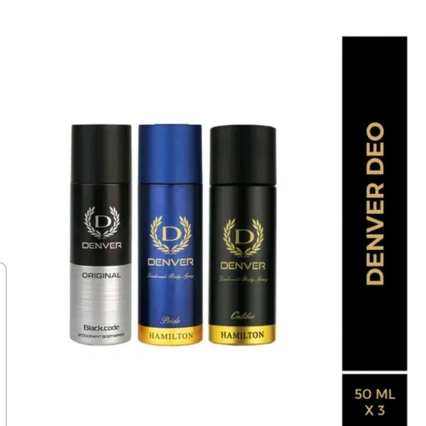 Denver Pride,caliber,and Black Code Pack Of 3 