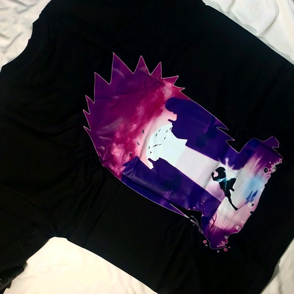Vishnu Vogue Sasuke Black Oversized T-Shirt - Black, S