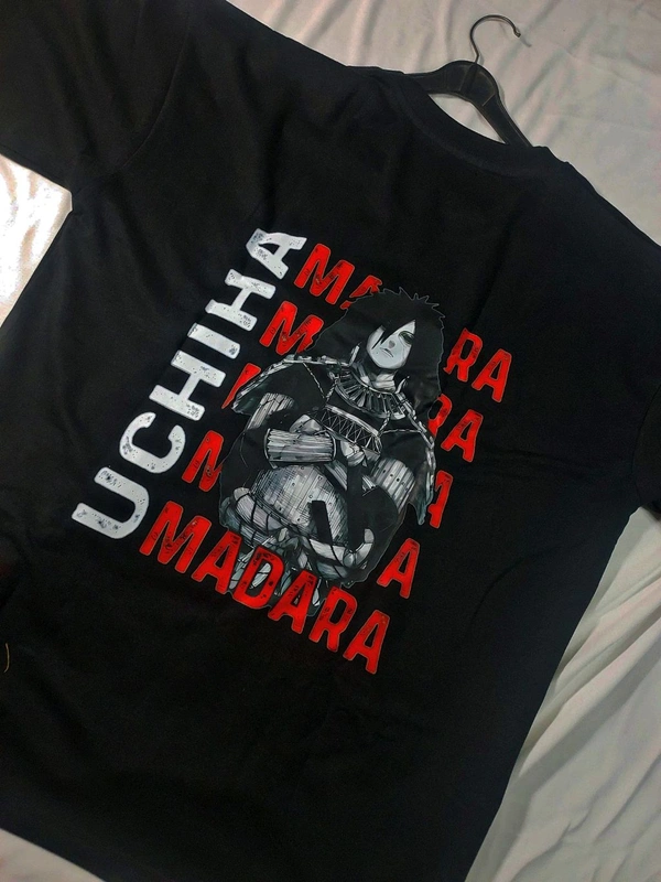 Vishnu Vogue Madara Black Oversized T-Shirt - Black, XL
