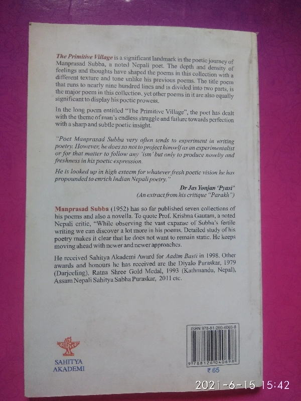 THE PRIMITIVE VILLAGE AND OTHER POEMS
