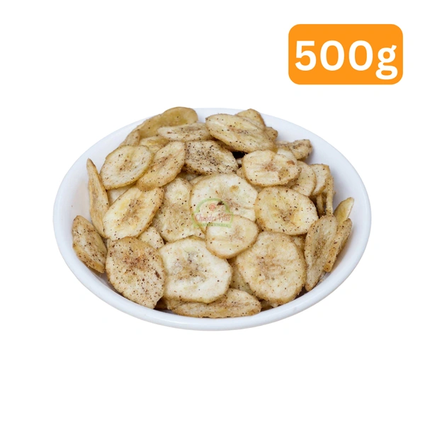 LightBite Banana Chips (Paper Style) - 500 G