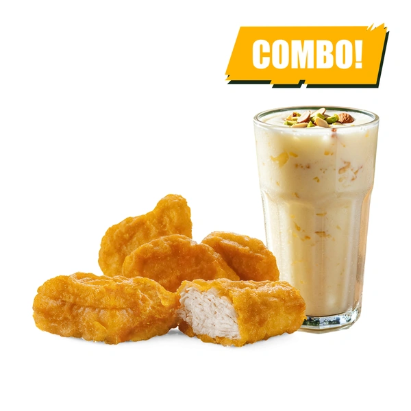 LightBite Chicken nuggets & Standard Lassi
