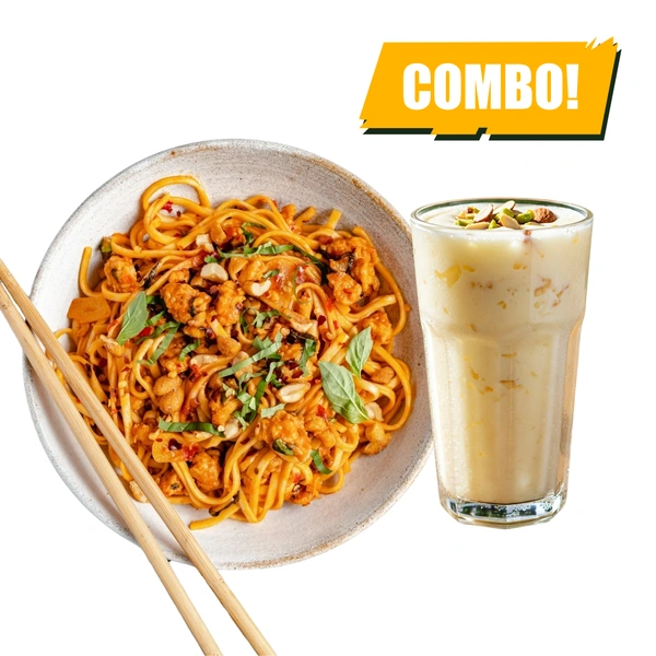 LightBite Chicken Noodles & Standard Lassi