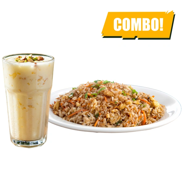 LightBite Egg Rice & Standard Lassi