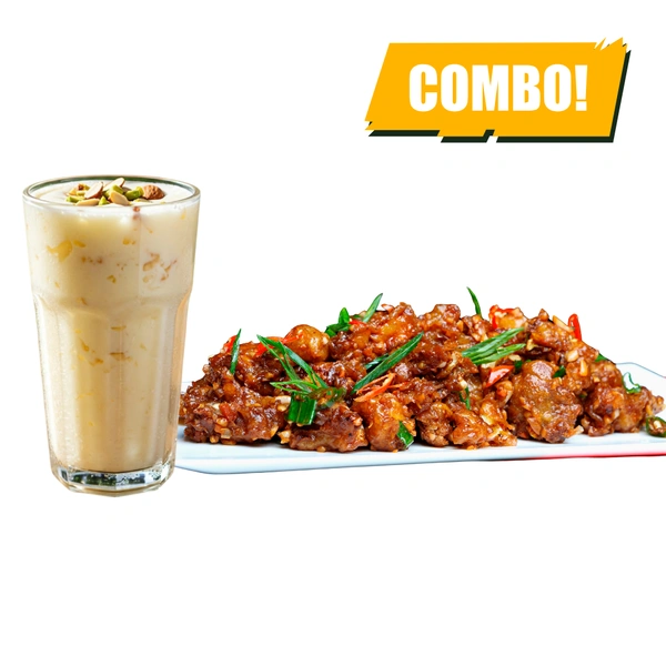 LightBite Gobi Chilli & Standard Lassi
