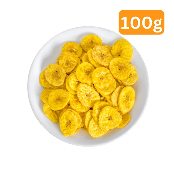 LightBite Banana Chips (Plain) - 100 G