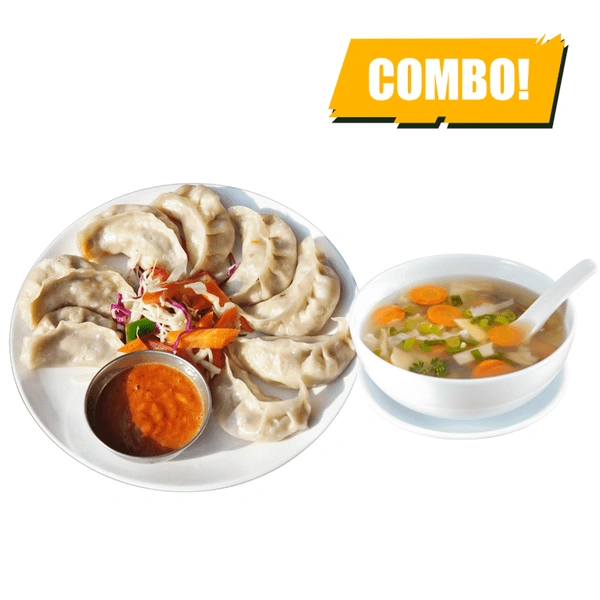 LightBite Veg Momos & Soup