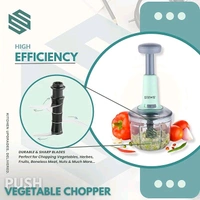 800ML Manually Handy Chopper Mixer Cut For Vegetable, Onion, Salad, Tomato Crush Chopper 
Name: 800ML Manually Handy Chopper Mixer Cut For Vegetable, Onion, Salad, Tomato Crush Chopper 
Product Breadth: 6 Cm
Product Height: 8 Cm
Product Length: 8 Cm
Net Quantity (N): Pack Of 1
800ML Manually Handy Chopper Mixer Cut For Vegetable, Onion, Salad, Tomato Crush Chopper