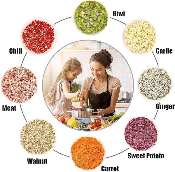 800ML Manually Handy Chopper Mixer Cut For Vegetable, Onion, Salad, Tomato Crush Chopper 
Name: 800ML Manually Handy Chopper Mixer Cut For Vegetable, Onion, Salad, Tomato Crush Chopper 
Product Breadth: 6 Cm
Product Height: 8 Cm
Product Length: 8 Cm
Net Quantity (N): Pack Of 1
800ML Manually Handy Chopper Mixer Cut For Vegetable, Onion, Salad, Tomato Crush Chopper