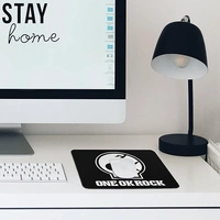Mehra Gift House Mouse Pad, One-Ok Clock, Goods, Gaming Mouse Pad, Small, Stylish, Cute, Character Gift, Non-Slip Rubber Sole