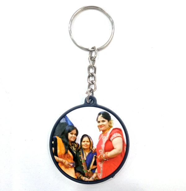 Mehra Gift House Customized Metal Key Chain in plastic mode