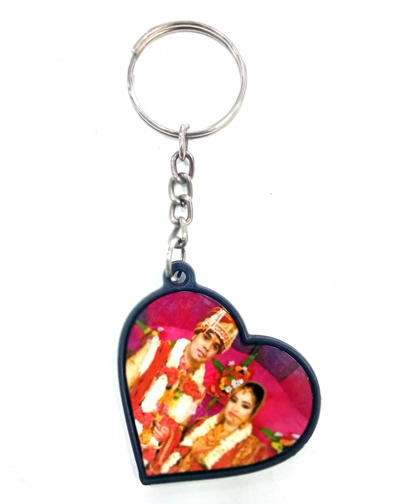 Mehra Gift House Customized Metal Key Chain in plastic mode