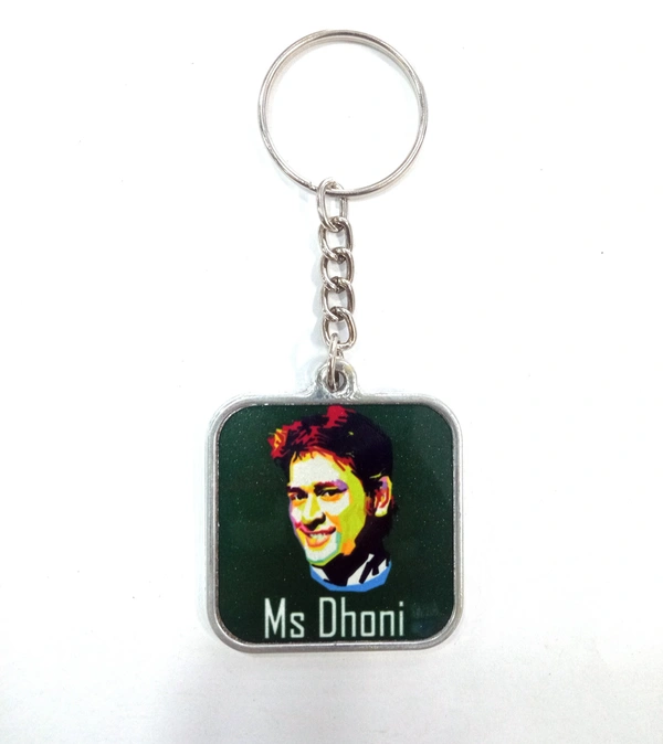 Mehra Gift House Customized Silver Key Chain in Different Sheps