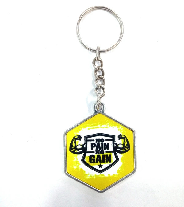 Mehra Gift House Customized Silver Key Chain in Different Sheps