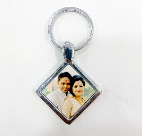 Mehra Gift House Customized Metal Key Chain in Different Shapes