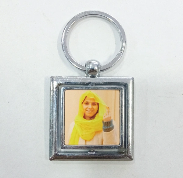 Mehra Gift House Customized Metal Key Chain in Different Shapes