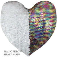 Mehra Gift House Heart Shape Magic Cushion
