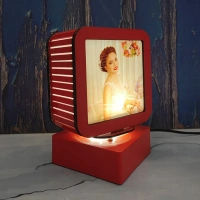 Mehra Gift House Acrylic Photo Rotating Lamps