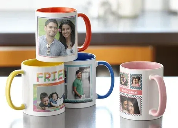 Mehra Gift House Customized Color Patch Mug