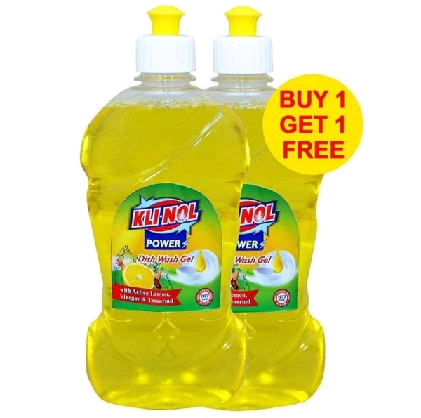 Klinol Dish Wash Gel 500ml(Buy 1 Get 1 Free) 