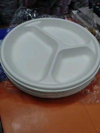 10 Round 3cp Pav Bhaji Plate (25pics) /pkt