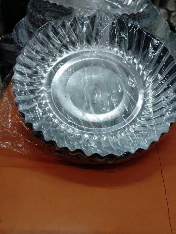 4no Silver Plate(party Plate) 25pics/pkt